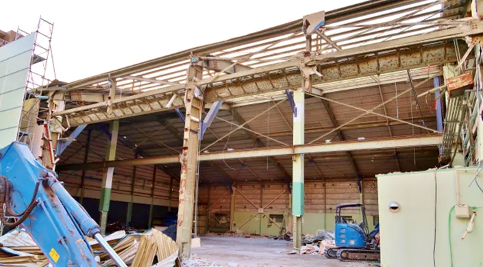 店舗や工場の解体~更地まで